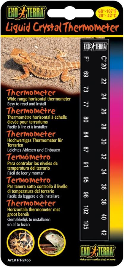 Exo-Terra Liquid Crystal Wide Range Thermometer image 0