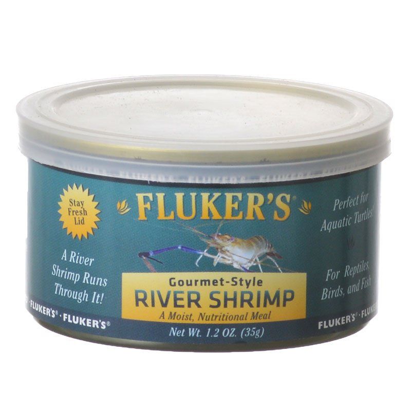 Flukers Gourmet Style Canned River Shrimp image 0