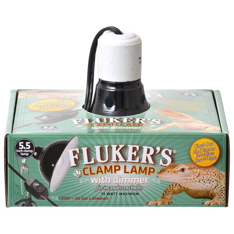 Flukers Clamp Lamp with Dimmer image 0