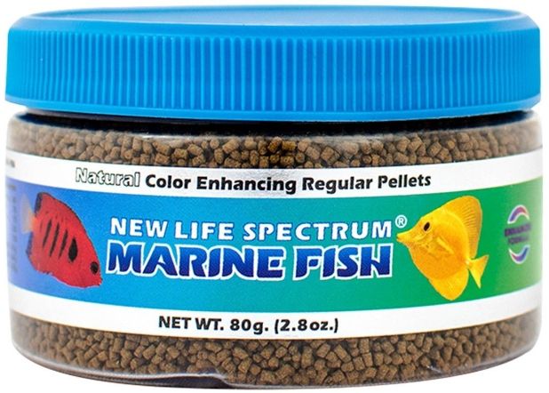 New Life Spectrum Marine Fish Food Regular Sinking Pellets image 0