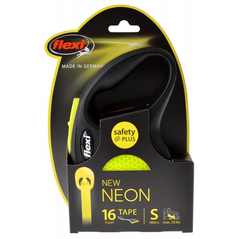 Flexi New Neon Retractable Tape Leash image 0