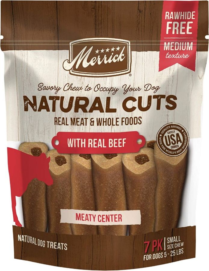 Merrick Natural Cut Beef Chew Treats Small image 0