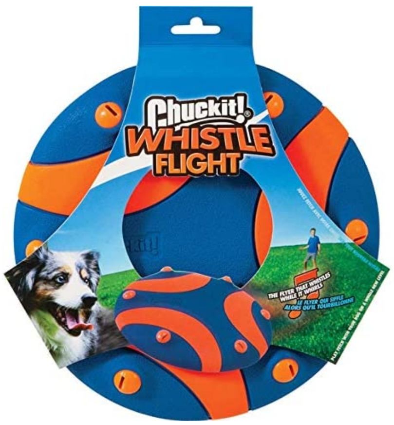 Chuckit Whistle Flight Disc Dog Toy image 0