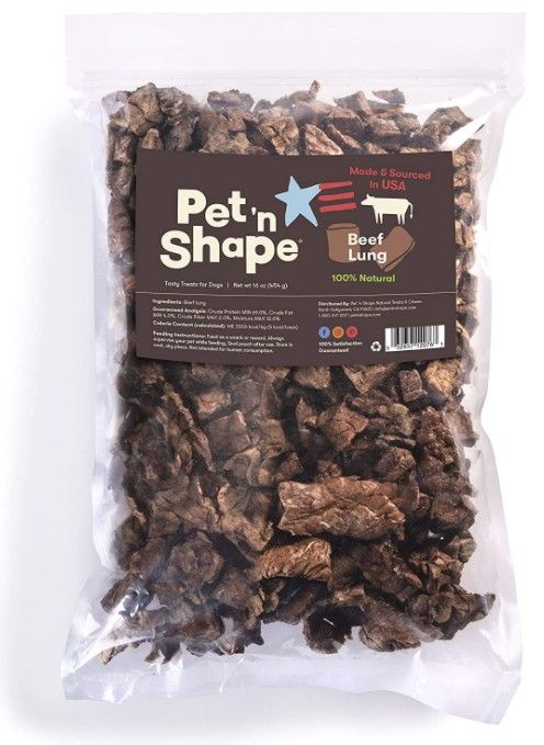 Pet n Shape Beef Lung Dog Treat image 0