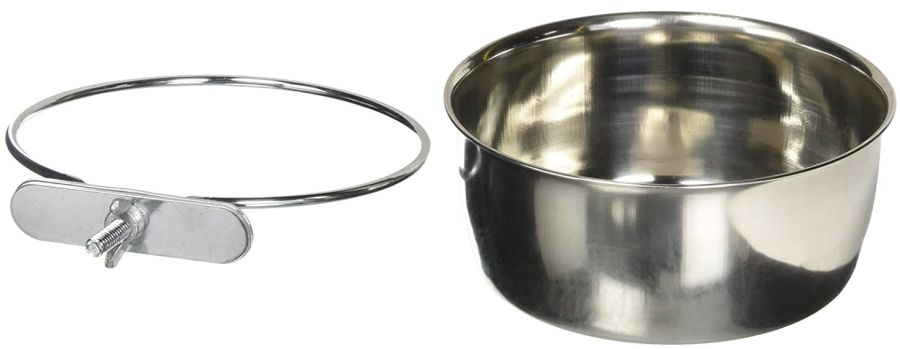 Prevue Stainless Steel Bolt-On Coop Cup image 0