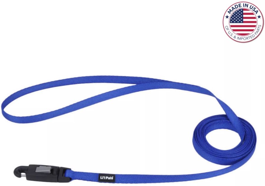 Coastal Pet Lil Pals Dog Leash with E-Z Snap Blue image 0