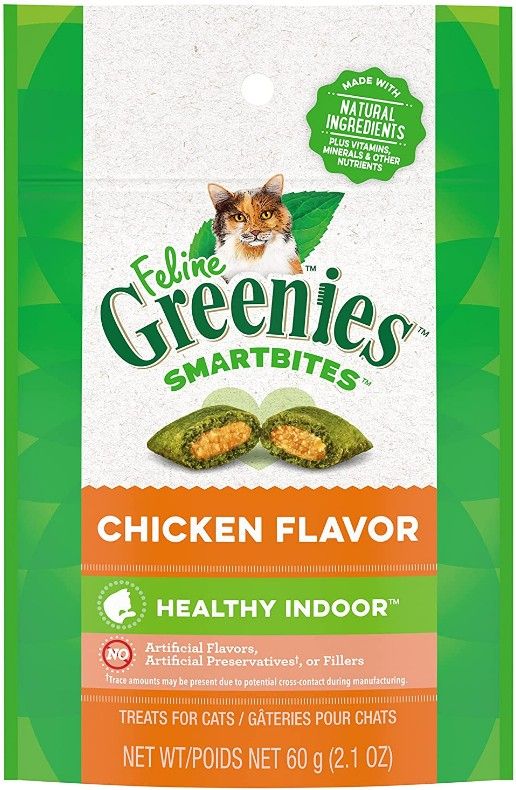 Greenies SmartBites Healthy Indoor Chicken Flavor Cat Treats image 0