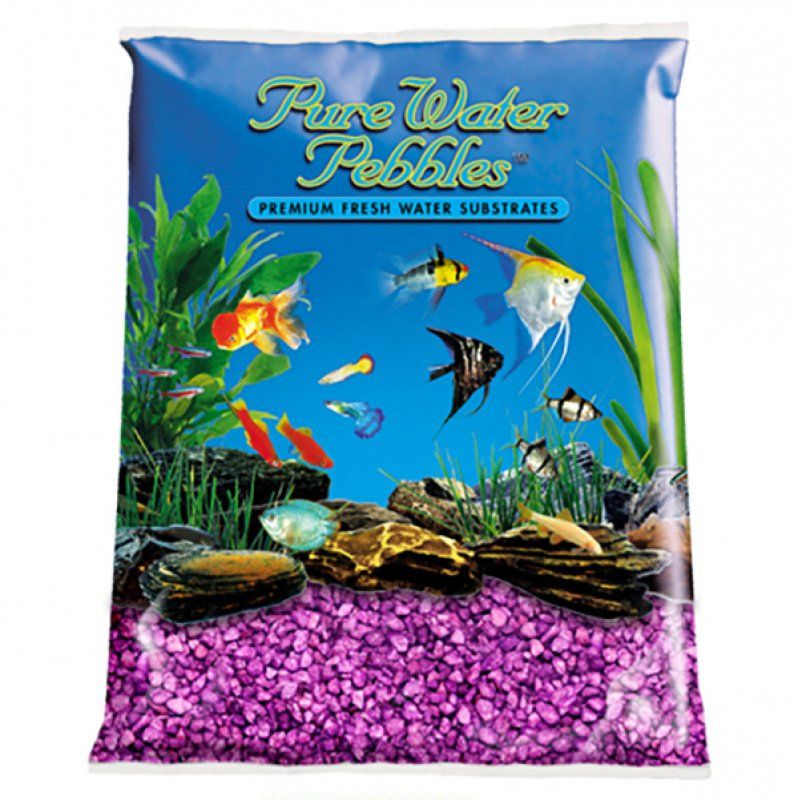 Pure Water Pebbles Aquarium Gravel - Purple Passion image 0