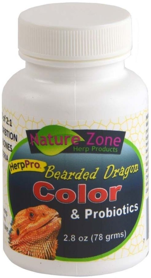 Nature Zone Herp Pro Bearded Dragon Color and Probiotics image 0
