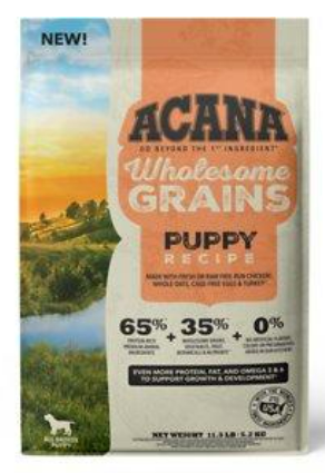 Acana Wholesome Grains Puppy Dry Dog Food image 0