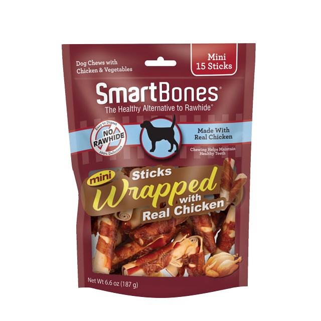 SmartBones Mini Chicken Wrapped Sticks Rawhide Free Dog Chew image 0