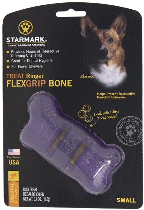 Starmark Flexigrip Ringer Bone Small image 0
