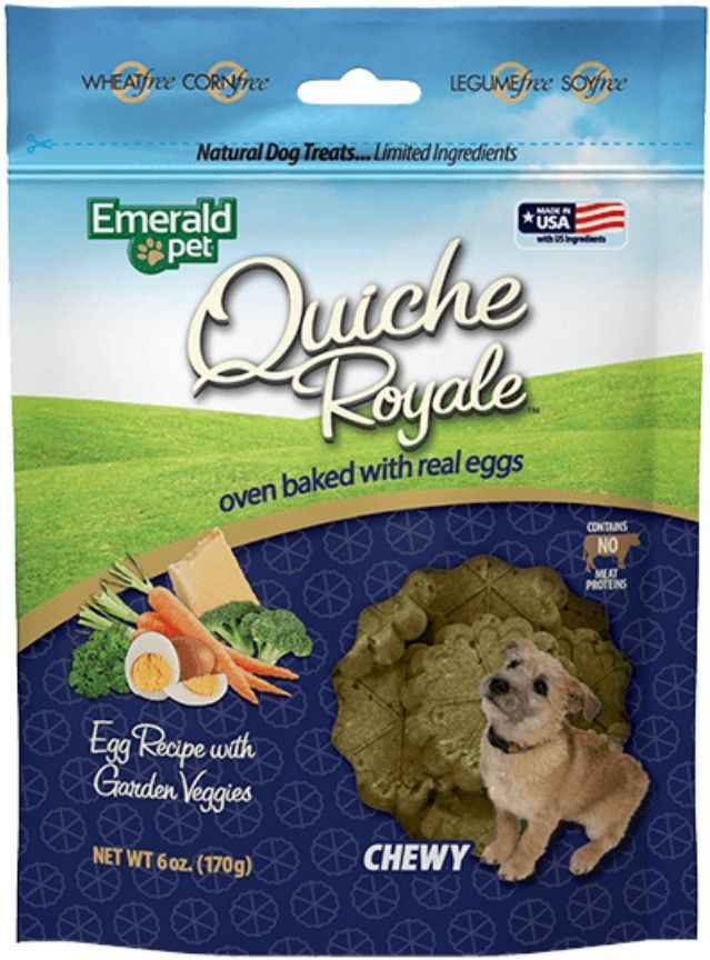 Emerald Pet Quiche Royal Garden Vegetable Treat for Dogs image 0