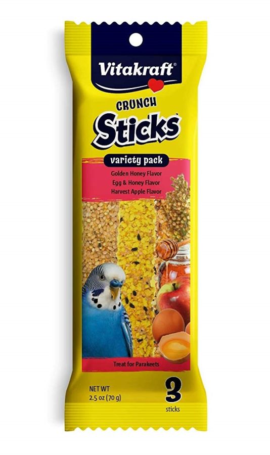 Vitakraft Crunch Sticks Variety Pack Parakeet Treats image 0