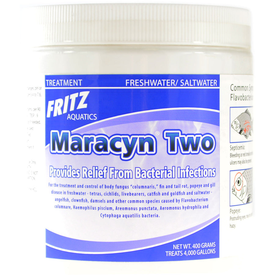 Fritz Aquatics Maracyn Two Bacterial Treatment Powder for Freshwater & Saltwater image 0