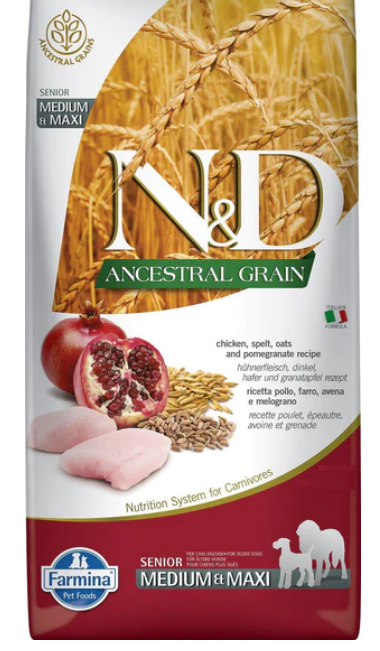 Farmina Ancestral Grain Chicken & Pomegranate Adult Maxi/Giant Dog Food-26lb Bag image 0