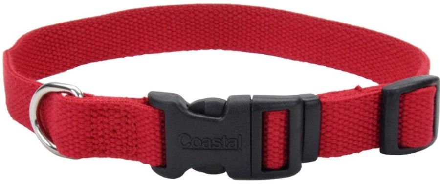 Coastal Pet New Earth Soy Adjustable Dog Collar Cranberry image 0
