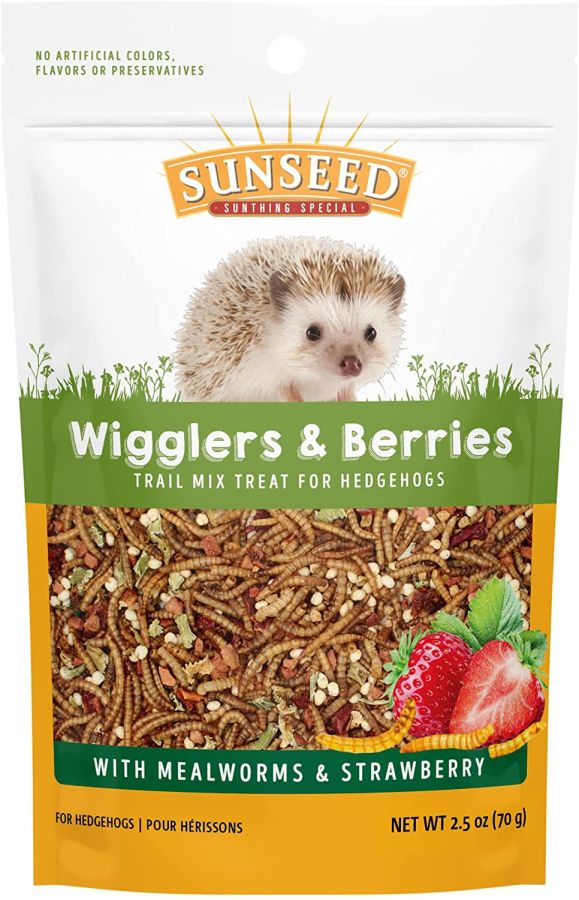 Sunseed Vita Prima Wigglers & Berries Trail Mix Hedgehog Treat image 0
