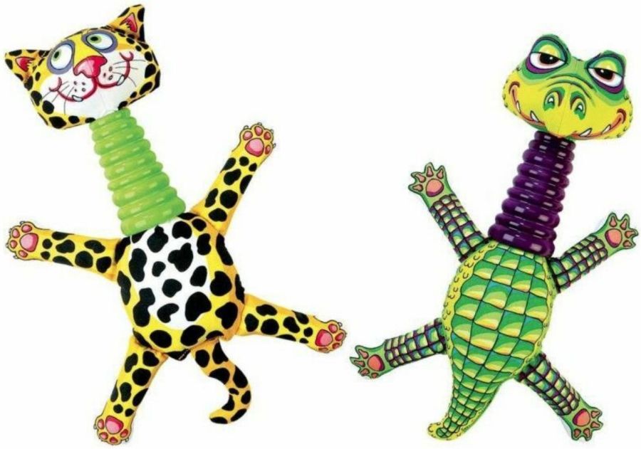 Fat Cat Rubber Neckers Dog Toy Assorted Styles image 0