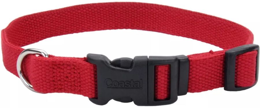 Coastal Pet New Earth Soy Adjustable Dog Collar Cranberry image 0