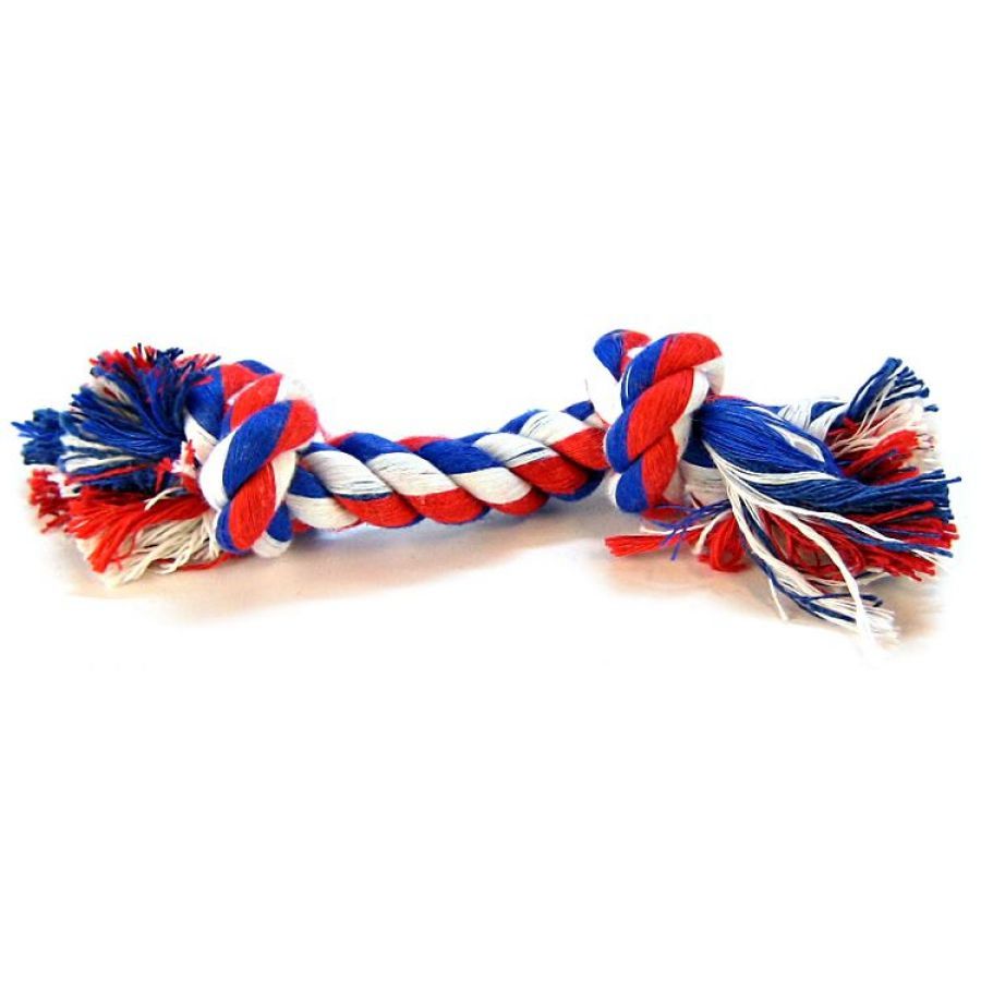 Flossy Chews Colored Rope Bone image 0