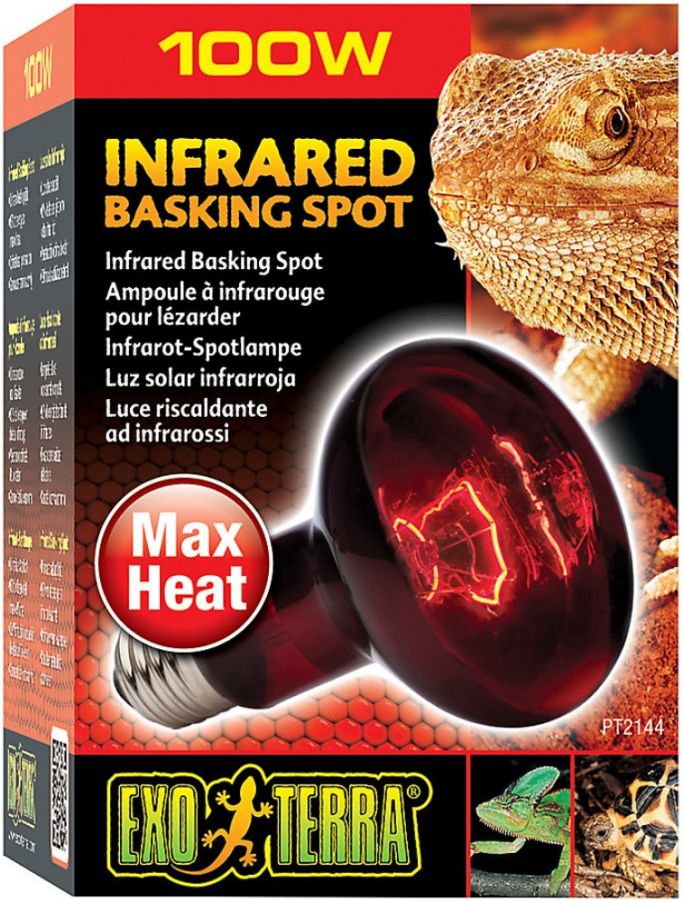 Exo-Terra Heat Glo Infrared Heat Lamp - 100W image 0
