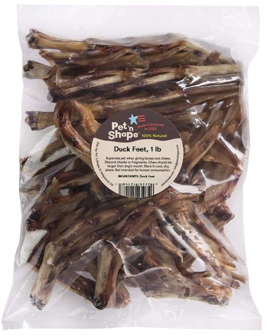 Pet n Shape Duck Feet Dog Treats image 0