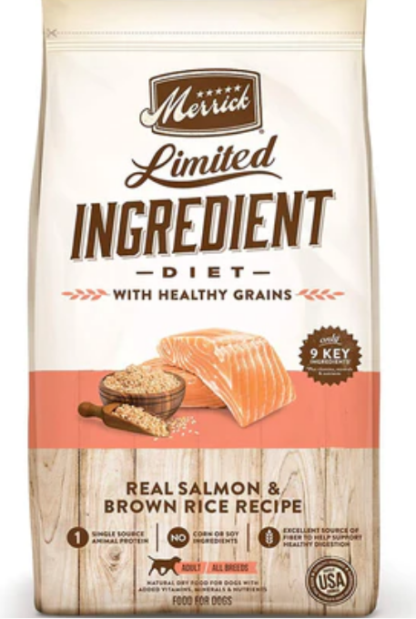 Merrick Limited Ingredient Diet LID Salmon & Brown Rice Dry Dog Food image 0