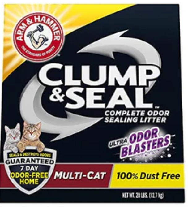 Arm & Hammer Clump & Seal Multi-Cat Cat Litter - 28 Lbs image 0