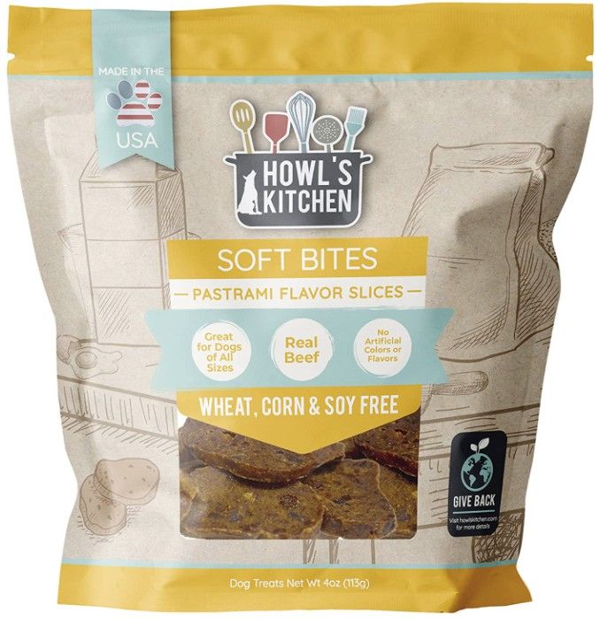 Howls Kitchen Soft Bites Pastrami Flavored Slices image 0
