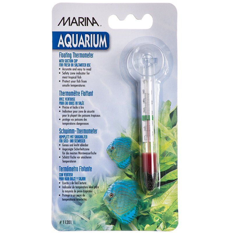 Marina Floating Thermometer with Suction Cup image 0