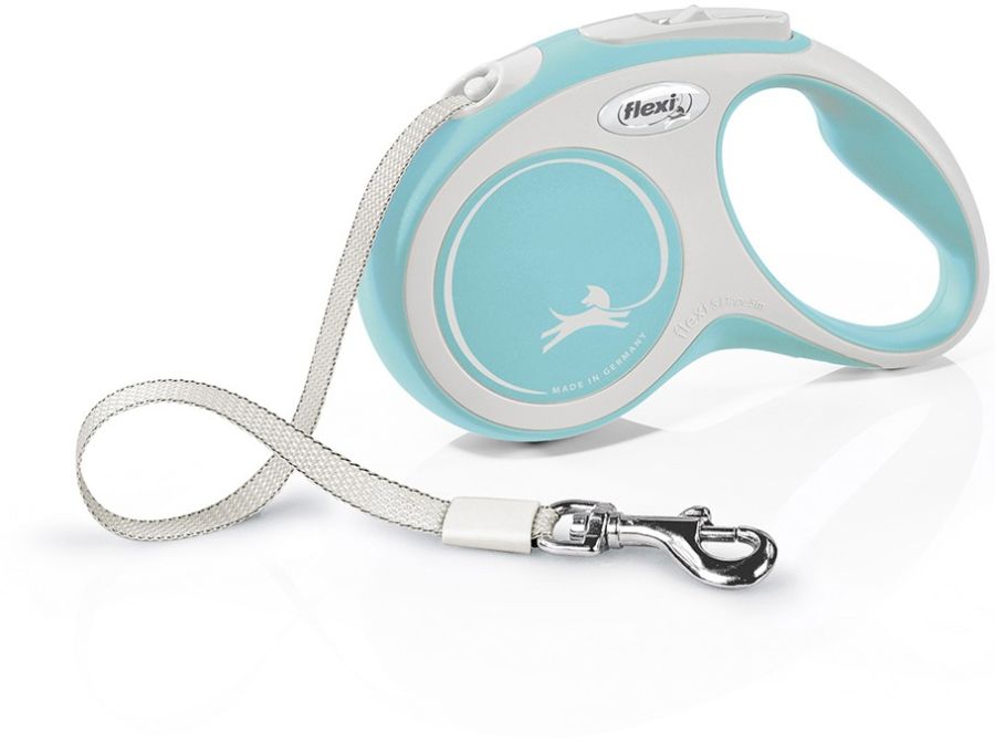 Flexi New Comfort Retractable Tape Leash - Blue image 0