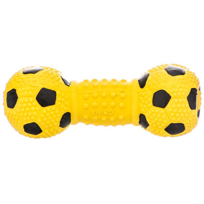 Rascals Latex Soccer Ball Dumbbell Dog Toy - Blue image 0