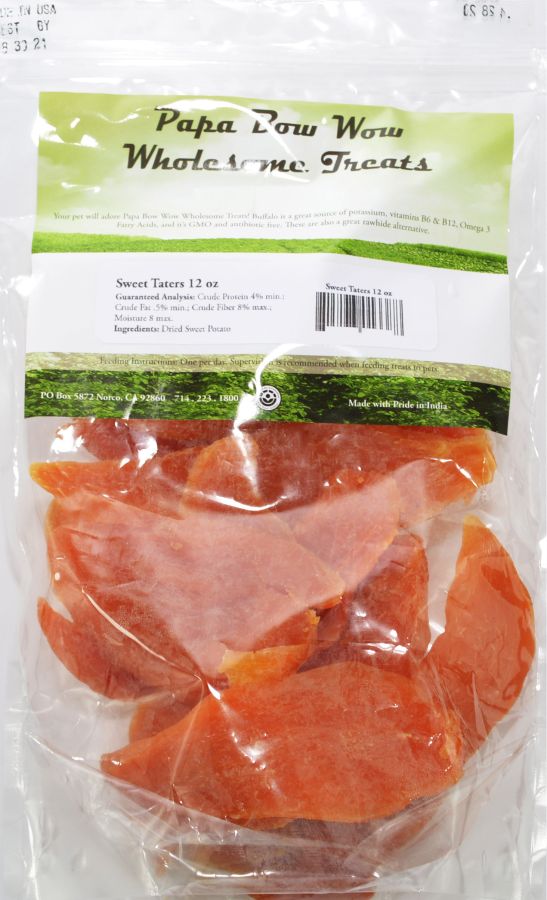 Papa Bow Wow Fresh Dried Sweet Taters Dog Treats image 0