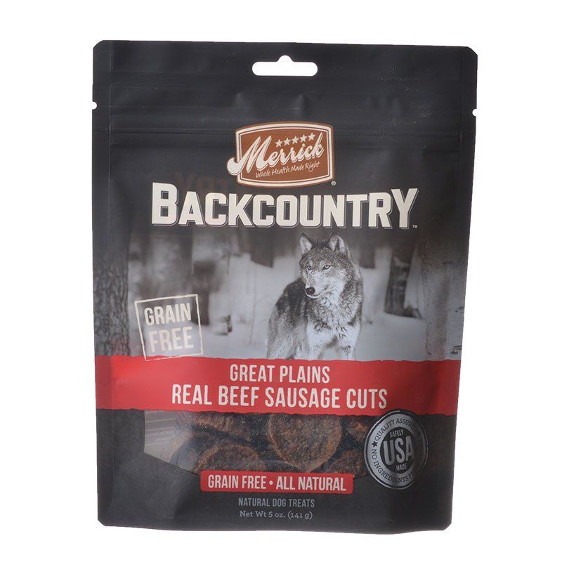 Merrick Backcountry Great Plains Real Beef Sausage Cuts image 0