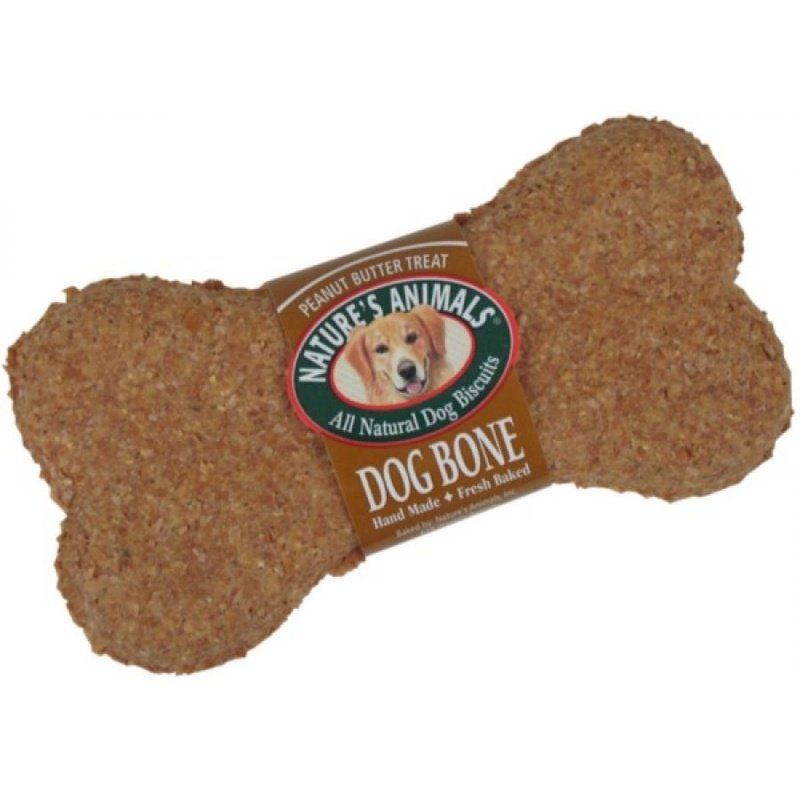 Natures Animals All Natural Dog Bone - Peanut Butter Flavor image 0