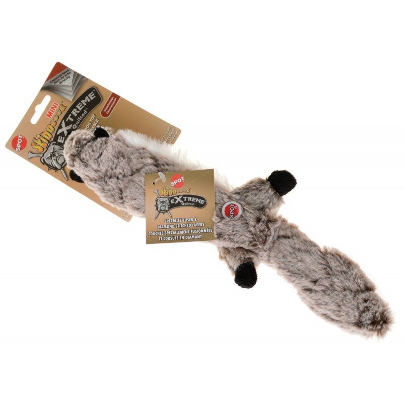 Spot Skinneeez Extreme Quilted Raccoon Toy - Mini image 0