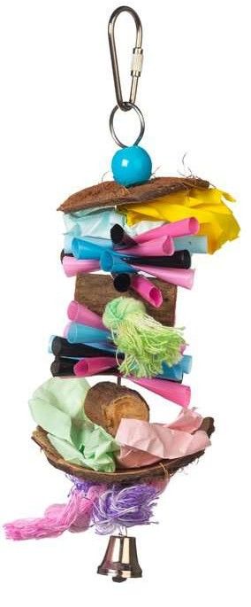 Prevue Tropical Teasers Party Time Bird Toy image 0