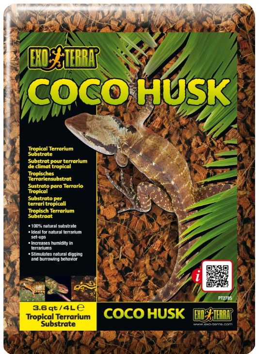 Exo Terra Coco Husk Coconut Fiber Bedding for Reptile Terrariums image 0