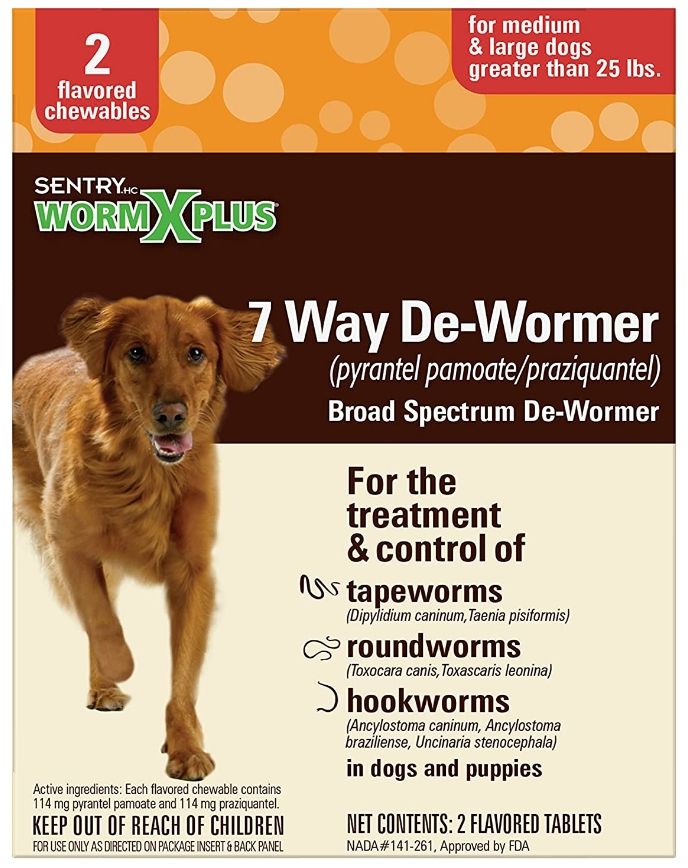 Sentry Worm X Plus - Large Dogs image 0