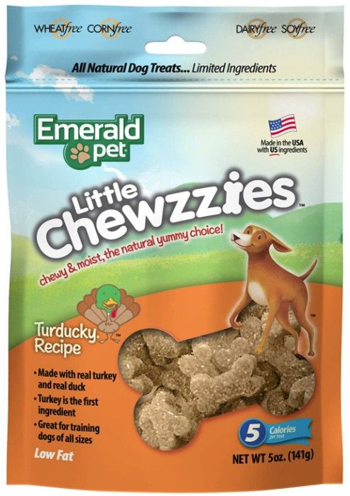 Emerald Pet Little Chewzzies Soft Training Treats Turducky Recipe image 0