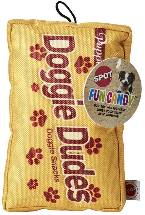 Spot Fun Candy Doggie Dudes Plush Dog Toy image 0