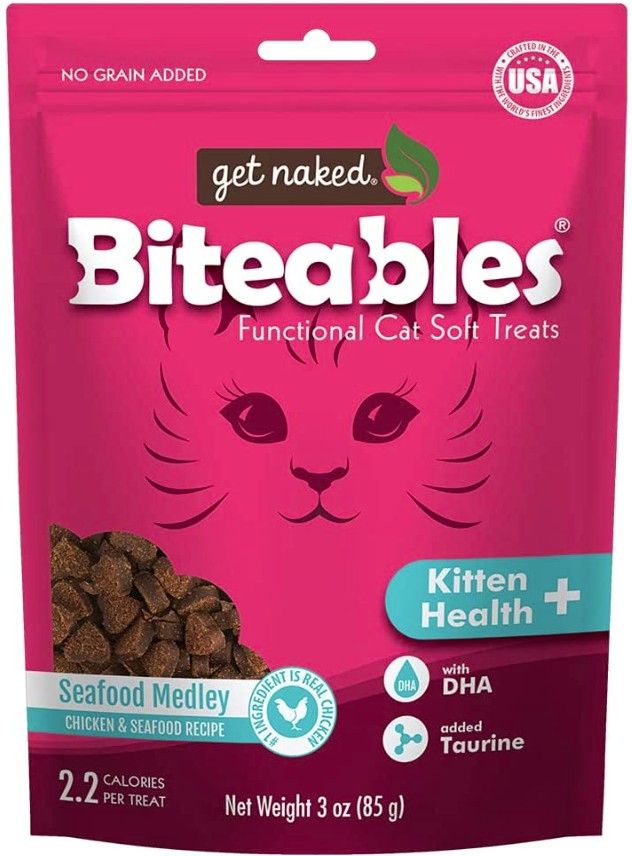 Get Naked Kitten Health Biteables Seafood Medley Flavor image 0