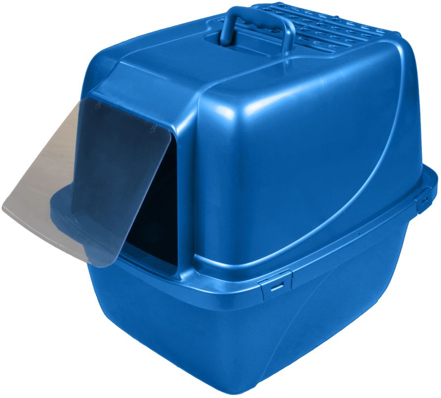 Van Ness Enclosed Cat Litter Pan with Zeolite Air Filter image 0