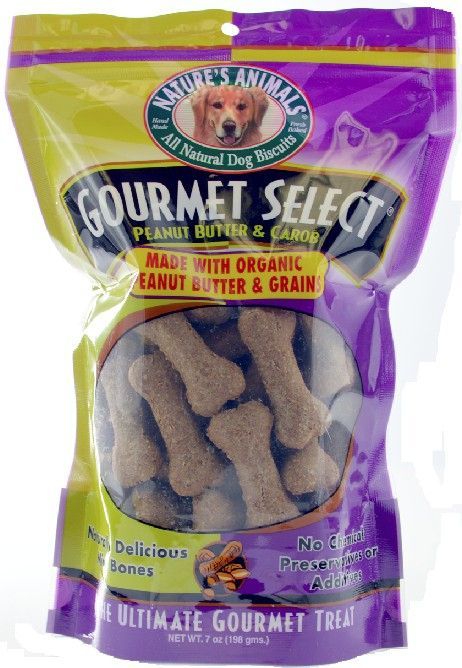 Natures Animals Gourmet Select Peanut Butter and Carob Mini image 0