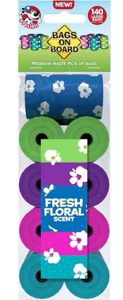 Bags on Board Floral Scented Wast Pick-Up Bags image 0