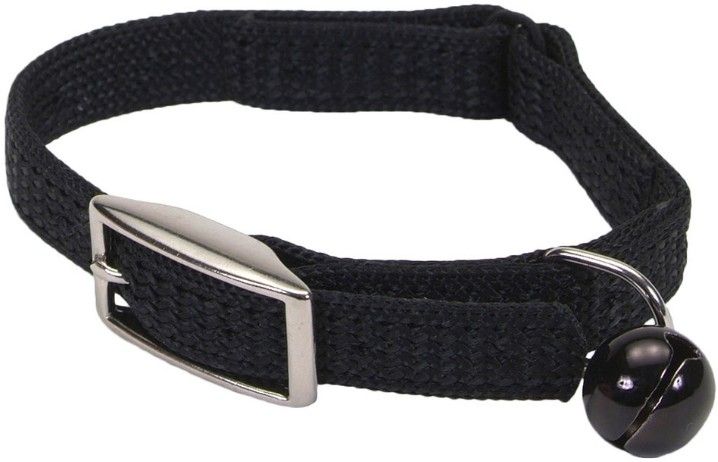 Coastal Pet Sassy Snagproof Nylon Safety Cat Collar Black image 0