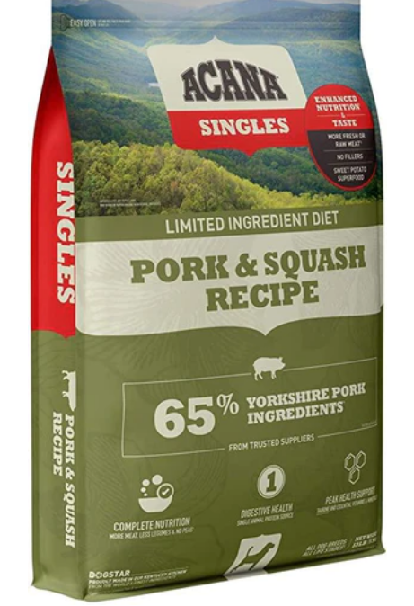 Acana Singles Grain-Free Pork & Squash Dry Dog Food image 0
