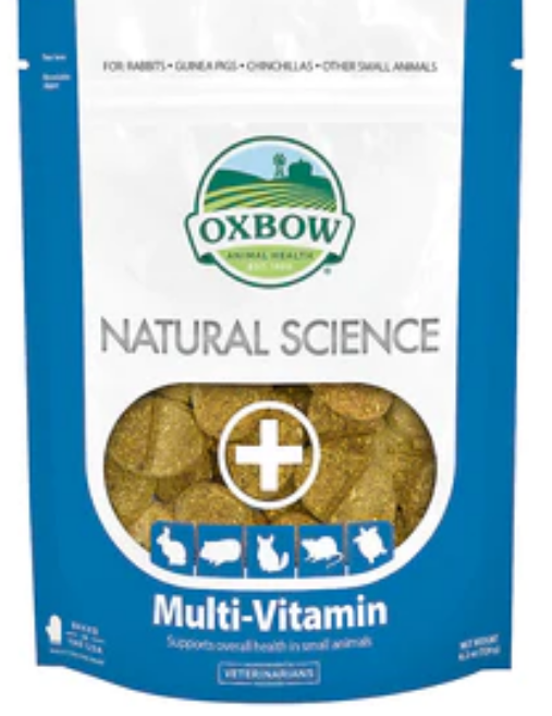 Oxbow Natural Science Multi-Vitamin Supplement - 60 ct Bag image 0
