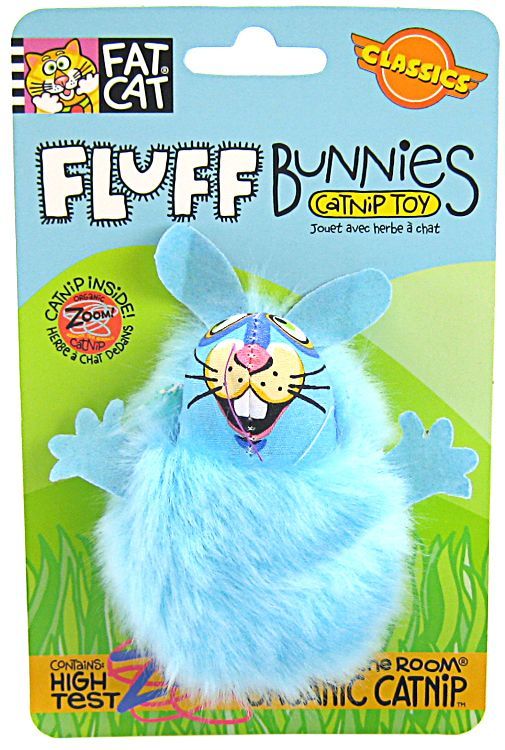 Fat Cat Fluff Bunnies Cat Toy - Assorted image 0